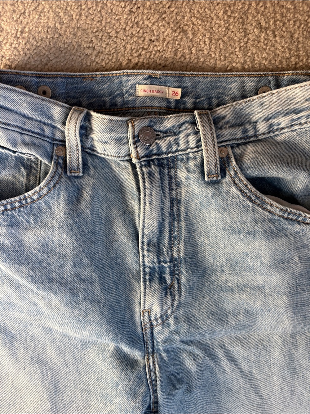 Wrangler Light Blue BaggyJeans